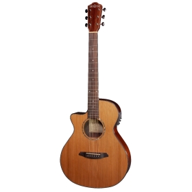 Rathbone No.1 - Cedar/Rosewood E/Cut - Inc. Gigbag - Lefthanded