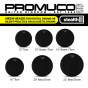 Promuco Stealth Drumhead Black Mesh for Digital Drum Kits/Silencing Acoustic Drumkits 12"