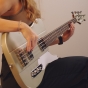 Shergold Telstar Standard Bass SBT14 Champagne Gold Gloss