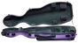 Hidersine Violin Case - Polycarbonate Gourd Brushed Purple