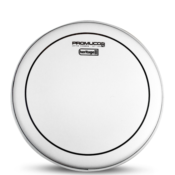 Promuco Heritage Drumhead 2-Ply Oil-Filled White Coated Tom/Snare 14"